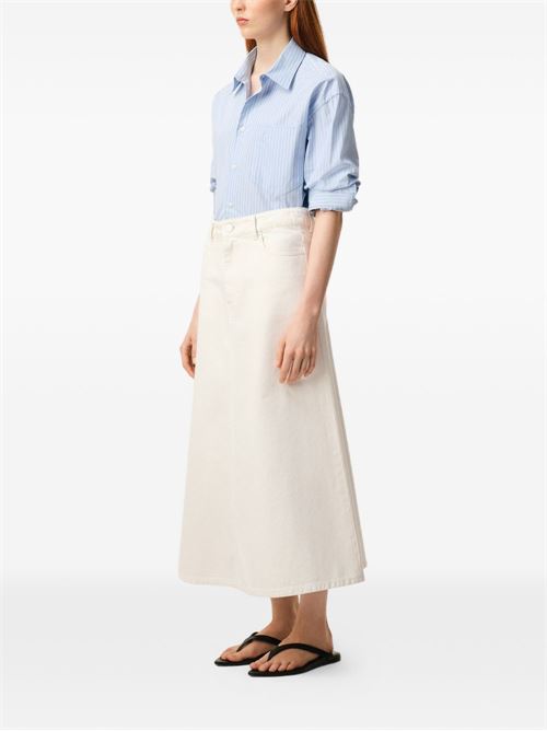 Long cotton skirt AMI PARIS | FSK467DE0126136